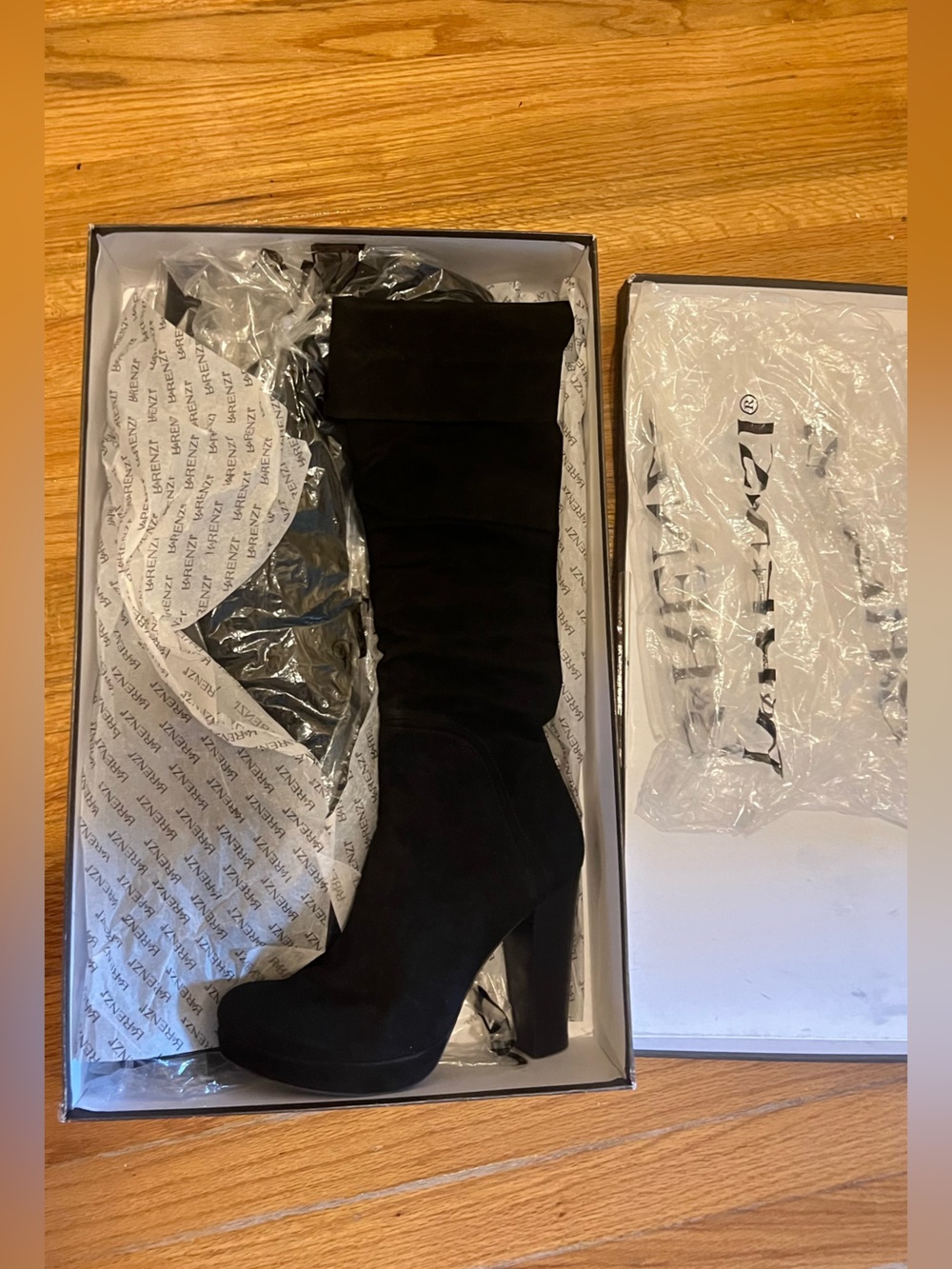 Made in Italy Suede Knee High platform Boots